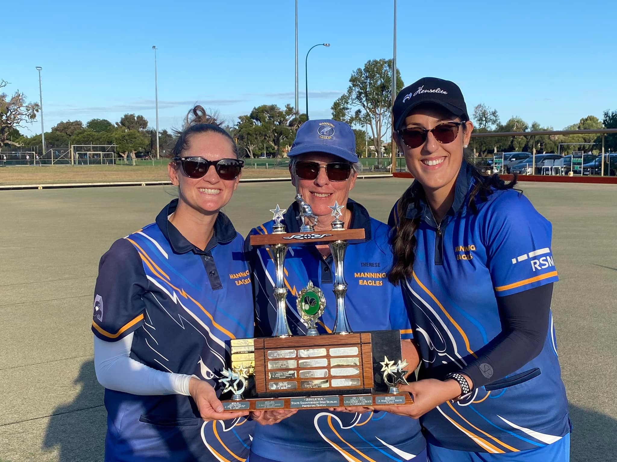 Women’s State Triples Winners 2024 - Manning Eagles